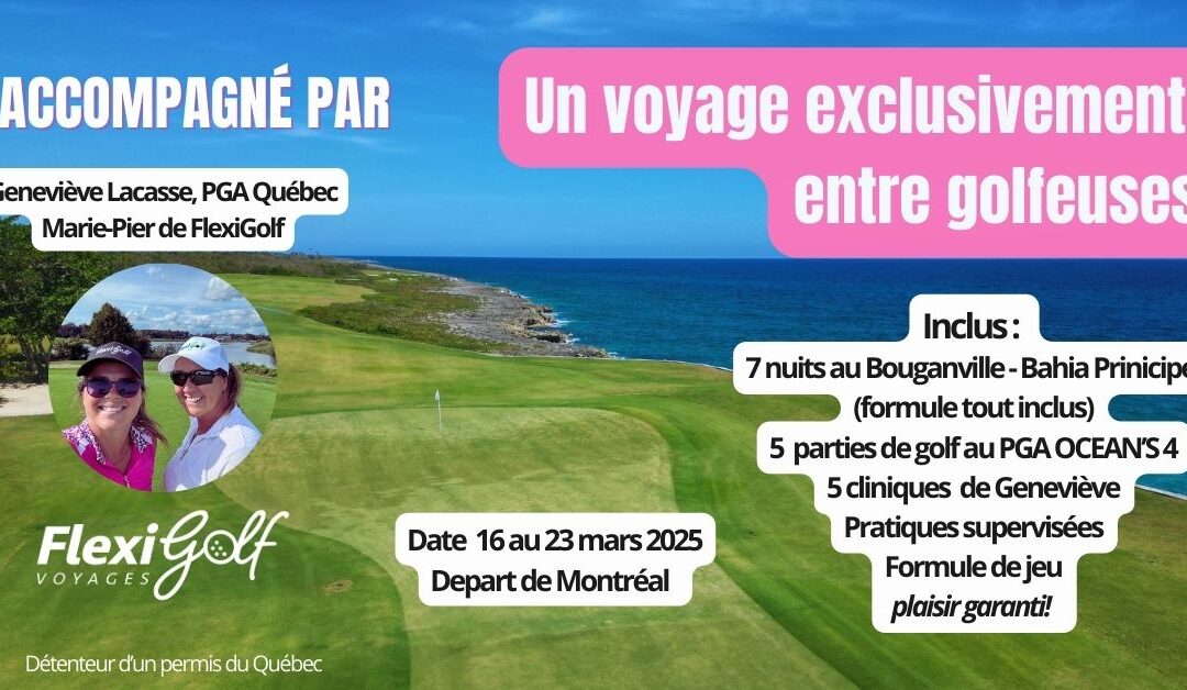 Un voyage de golf au féminin