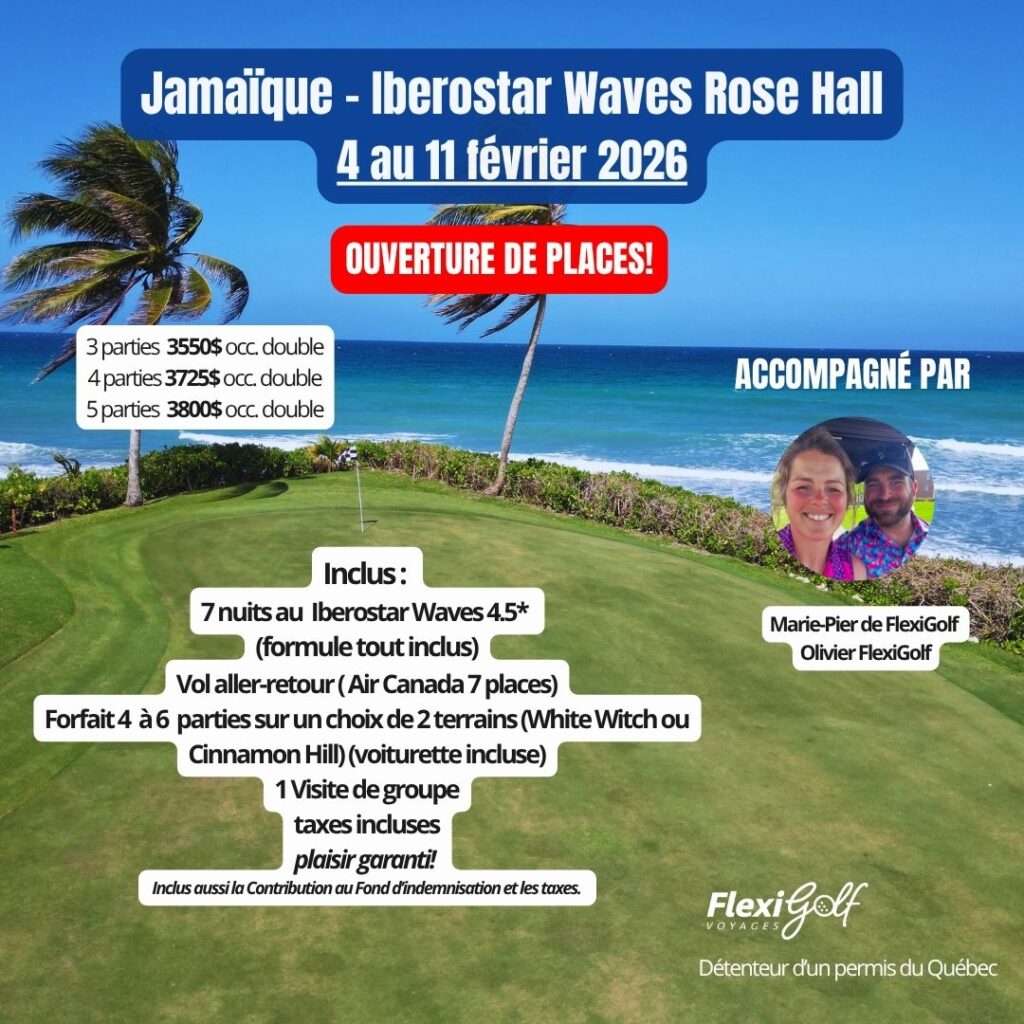 4 au 11 février 2026 - Voyage de groupe en Jamaïque - Iberostar Waves Rose Hall Beach