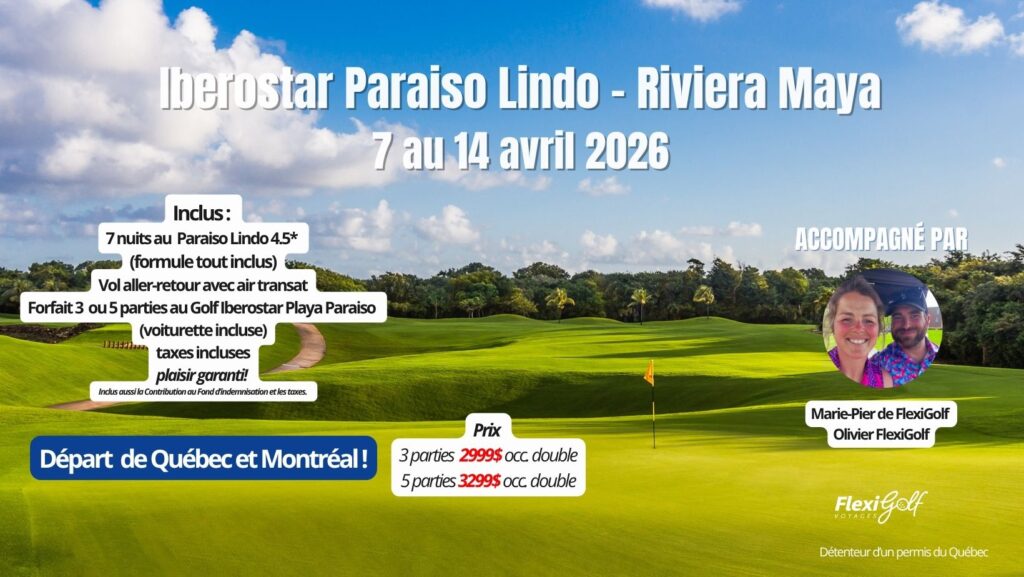 7 au 14 avril 2026 - Voyage de groupe - Iberostar Paraiso Lindo